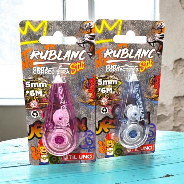 CINTA CORRECTORA UTIL UNO 5MMX6M RUBLANC EN BLISTER