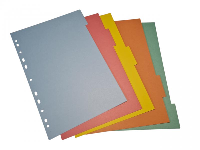 SEPARADOR A4  COLOR 5 HS