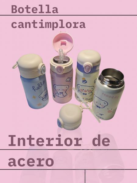 BOTELLA CANTIMPLORA 18CM*404ML INT ACERO -DIS INF
