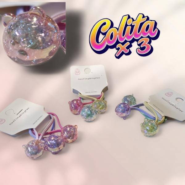 COLITA X3 OSITO CON GIVRE ENCAPSULADO