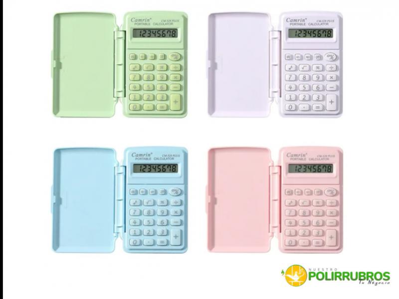 CALCULADORA 10*8CM C/TAPA