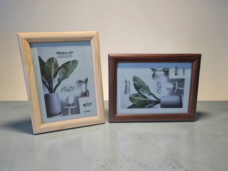 PF 15*21CM MADERA MEDIA CAÑA ART - 2 COLORES