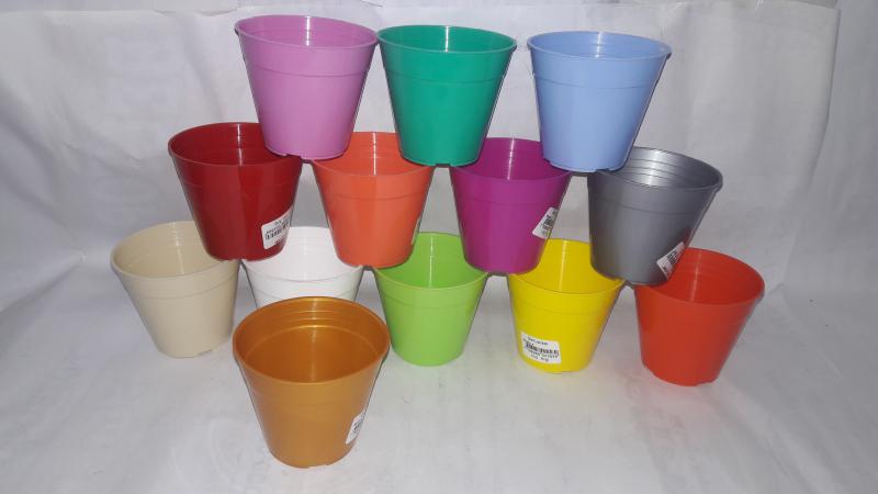 MACETA CLASICA PLAST Nº8 8X7CM SIMIL BARRO