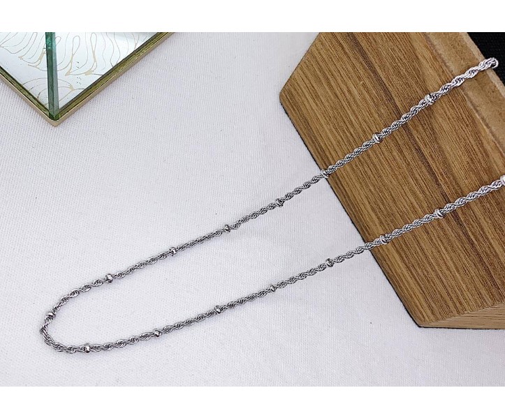 A QUIR* CADENA SOGA C/DUBBLE 0.5MM*55CM