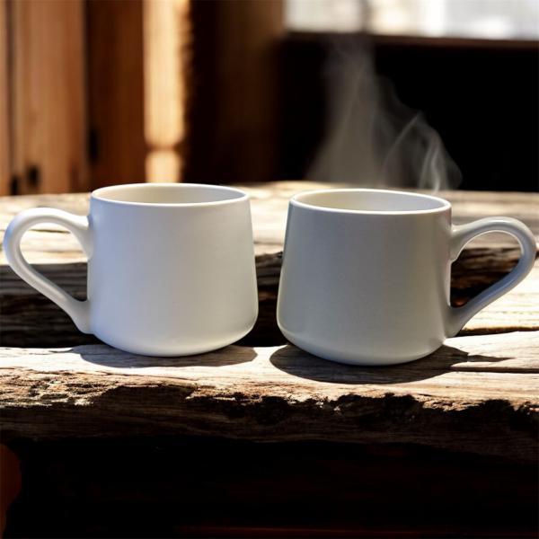 JARRO MUG CONICO 8 CM INT BRILLANTE EXT.MATE LISO