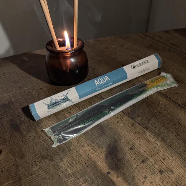 SAHUMERIOS HEXAG LINEA BLANCA X 15 UNID AQUA