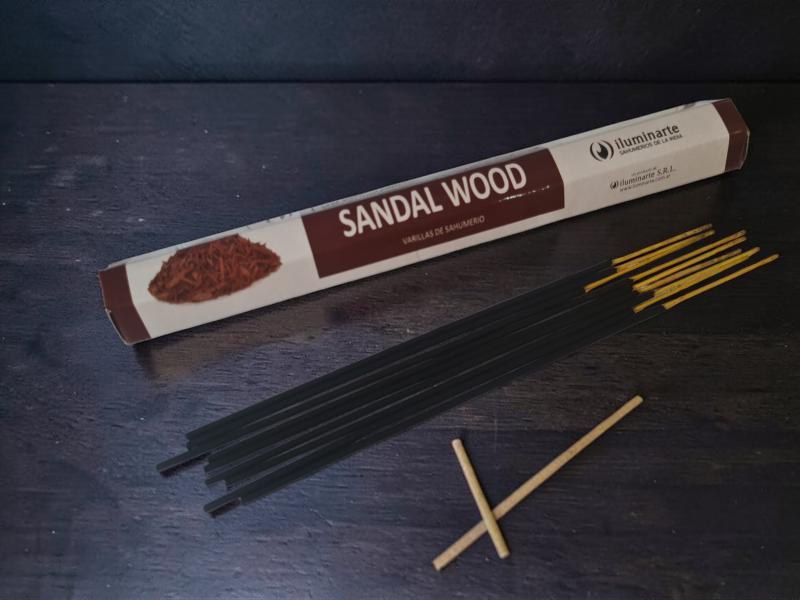 SAHUMERIOS HEXAG LINEA BLANCA X 15 UNID SANDAL WOOD