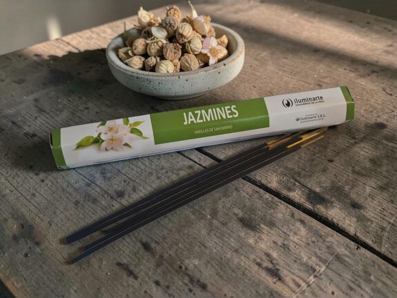 SAHUMERIOS HEXAG LINEA BLANCA X 15 UNID JAZMINES