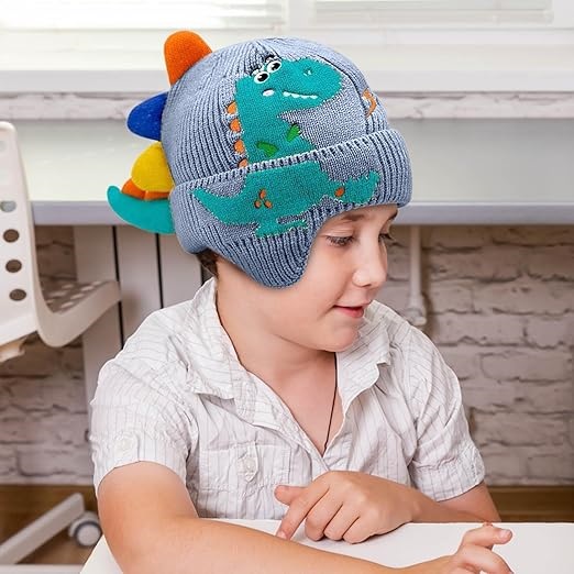 GORRO INFANTIL DINOSAURIO