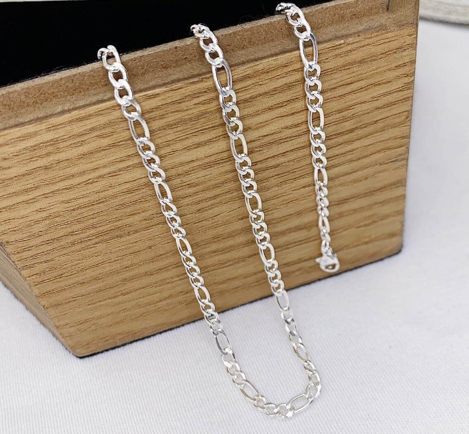 A QUIR. BLANCO CADENA 3X1 CHATO 1MM*55CM