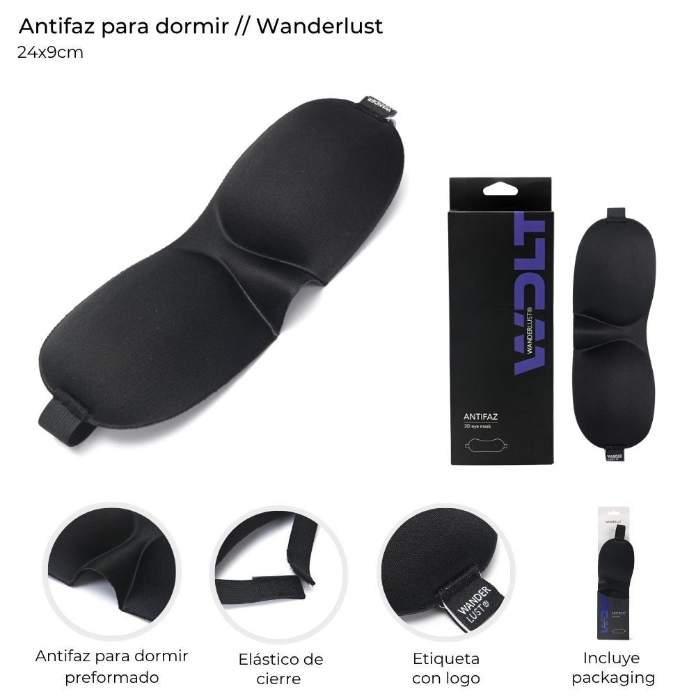 ANTIFAZ PARA DORMIR MICROPERFORADO 24*9 EN CAJA
