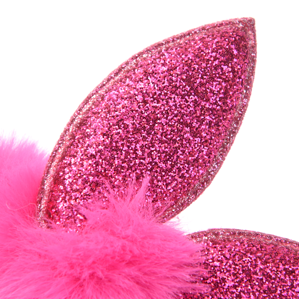 COLITA PELUCHE OREJITAS C/LENTEJUELAS