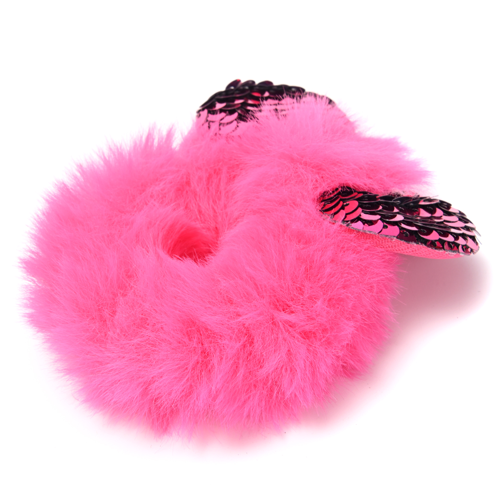 COLITA PELUCHE MOÑO C/LENTEJUELAS