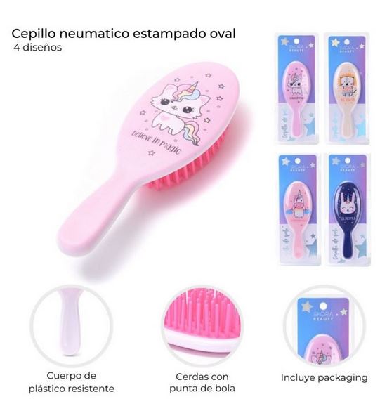CEPILLO NEUMATICO ESTAMPADO OVAL