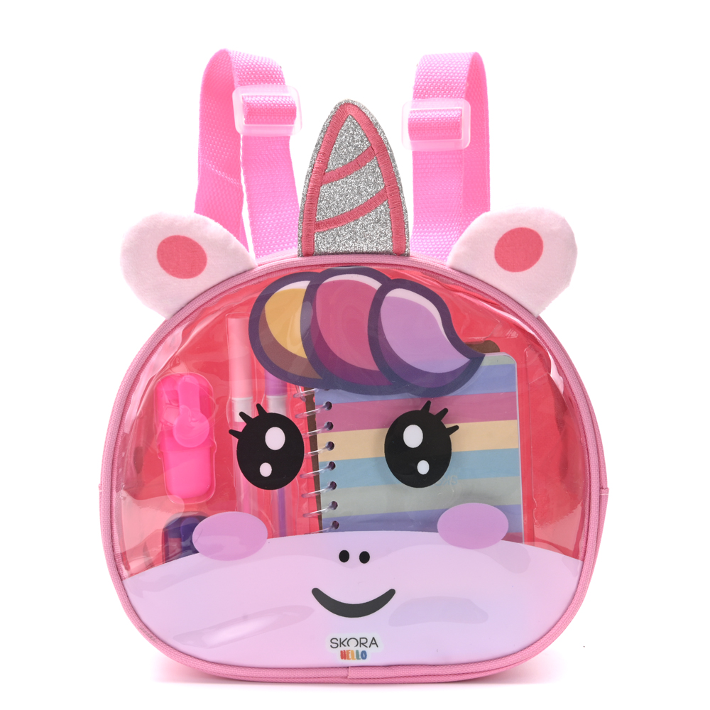 MOCHILA SKORA KAWAII C/SET DE LIBRERIA 21*8*16