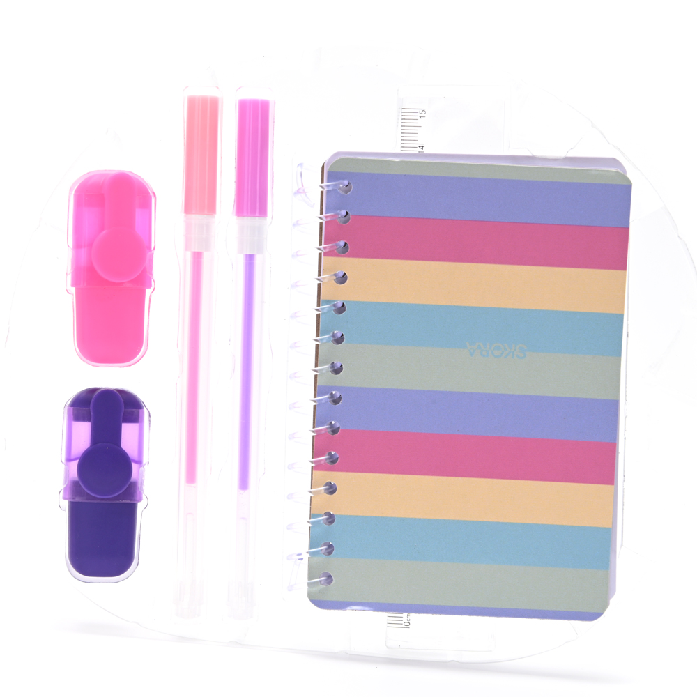 MOCHILA SKORA KAWAII C/SET DE LIBRERIA 21*8*16