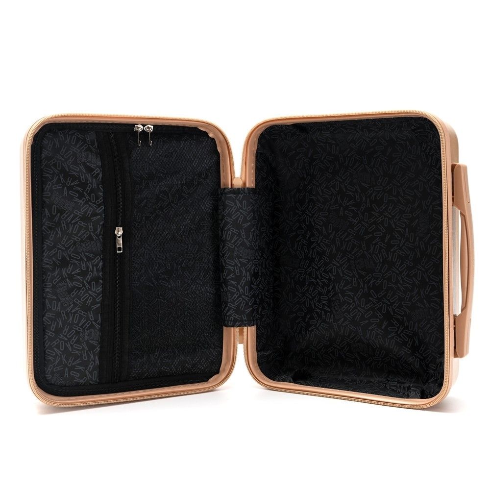 VALIJA X 2 SKORA EXPANDIBLE GOLD 20