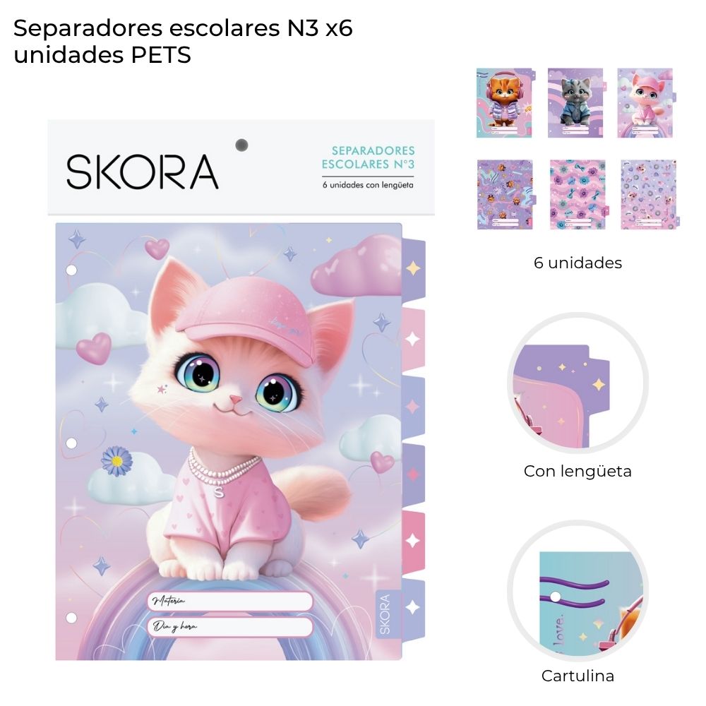 SEPARADOR Nº3 X6 GLAM PETS