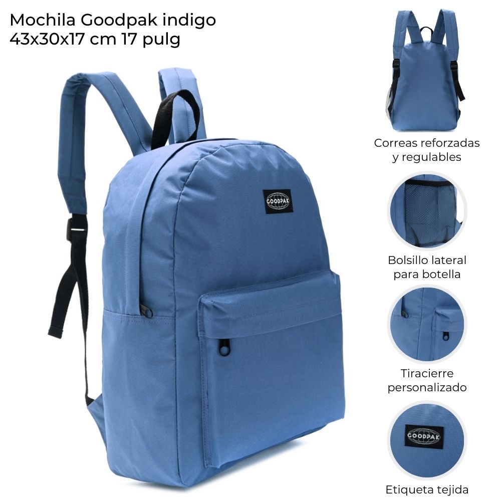 MOCHILA GOODPACK INDIGO 43*30*17CM