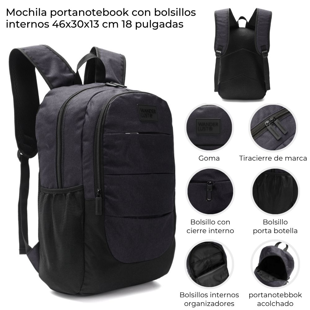 MOCHILA PORTANOTEBOOK 18
