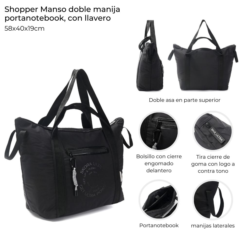 CARTERA SHOPPER DOBLE MANIJA 58*40*19