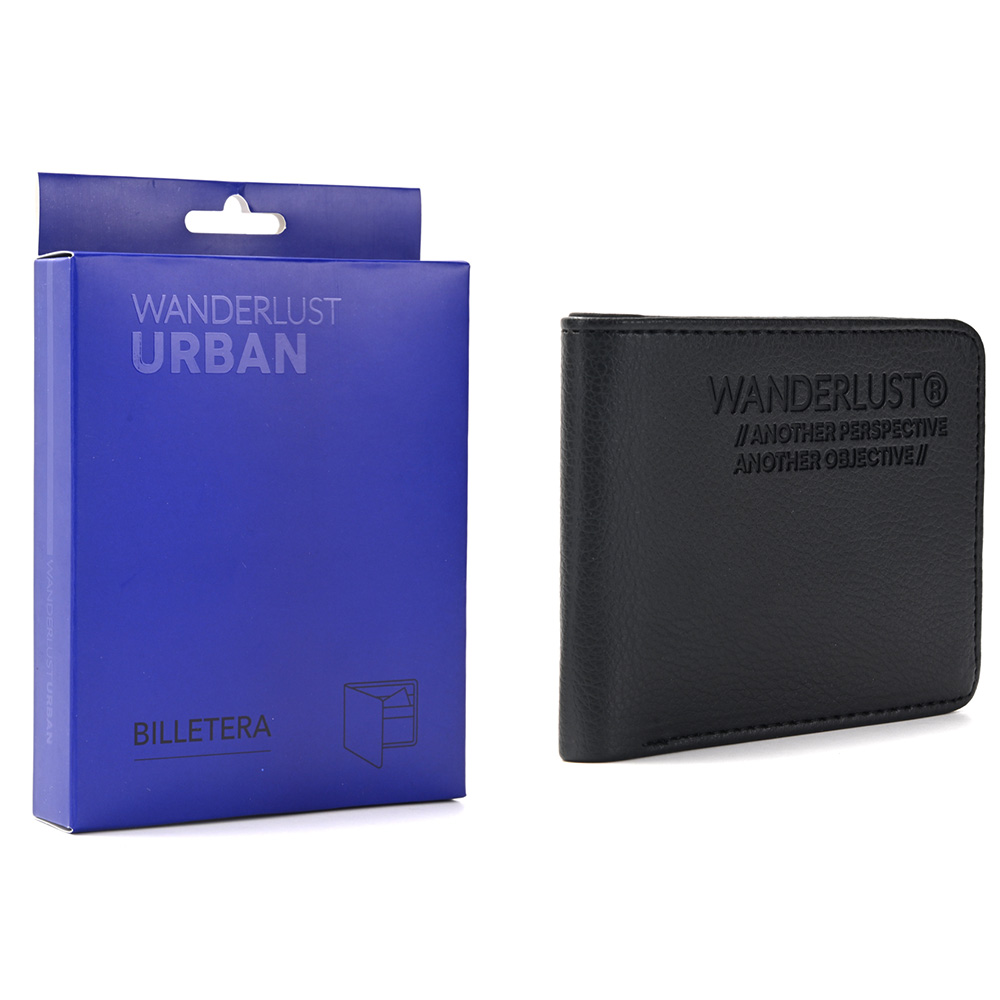 BILLETERA HOMBRE WANDERLUST 11*8.5 LISA EN CAJA