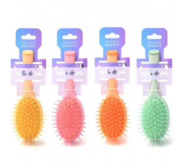 CEPILLO NEUMATICO OVALADO DE COLORES