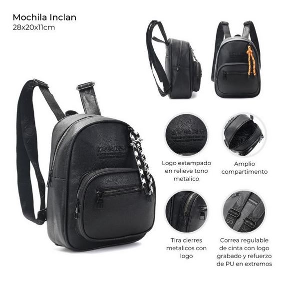 MOCHILA URBANA INCLAN 28*20*11