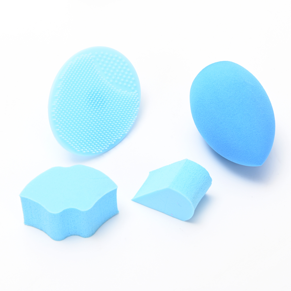 ESPONJAS Y LIMPIADOR FACIAL EN SET X 4 UNID