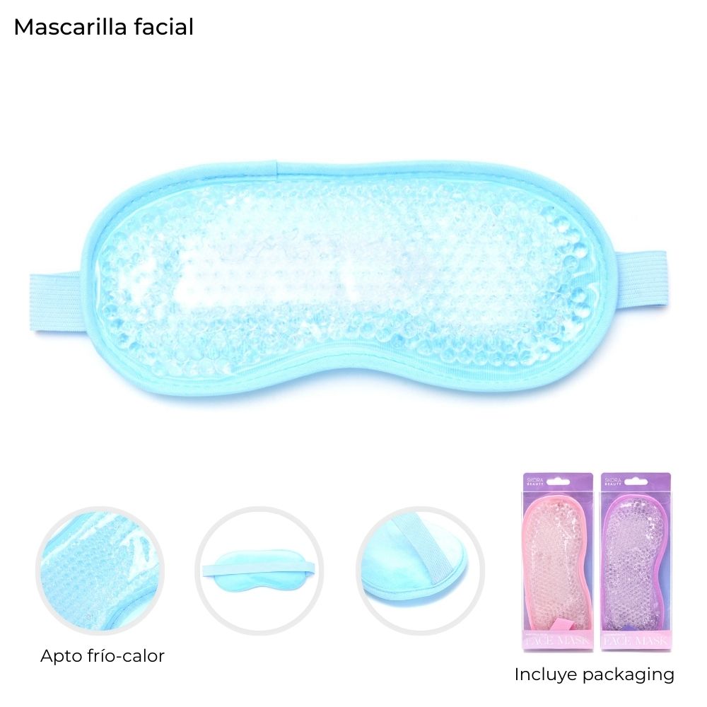 MASCARILLA FACIAL TIPO ANTIFAZ EN CAJA