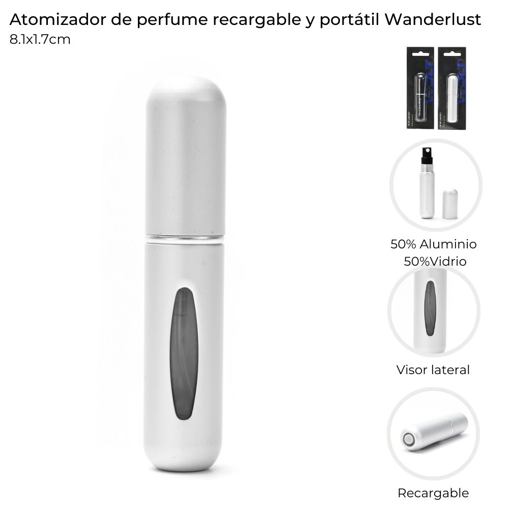 ATOMIZADOR PARA PERFUME RECARGABLE8*2