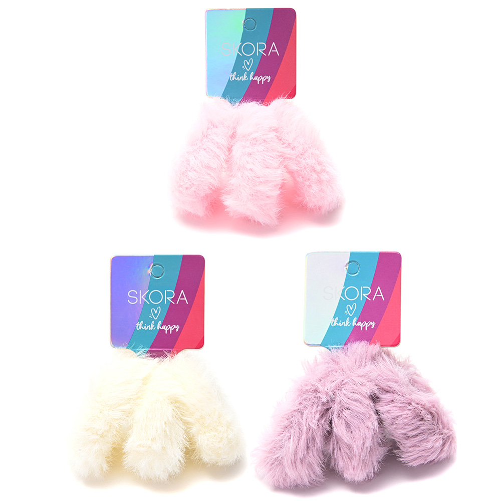 GOMITAS SIMIL PELUCHE P/PELO X 3 UNID