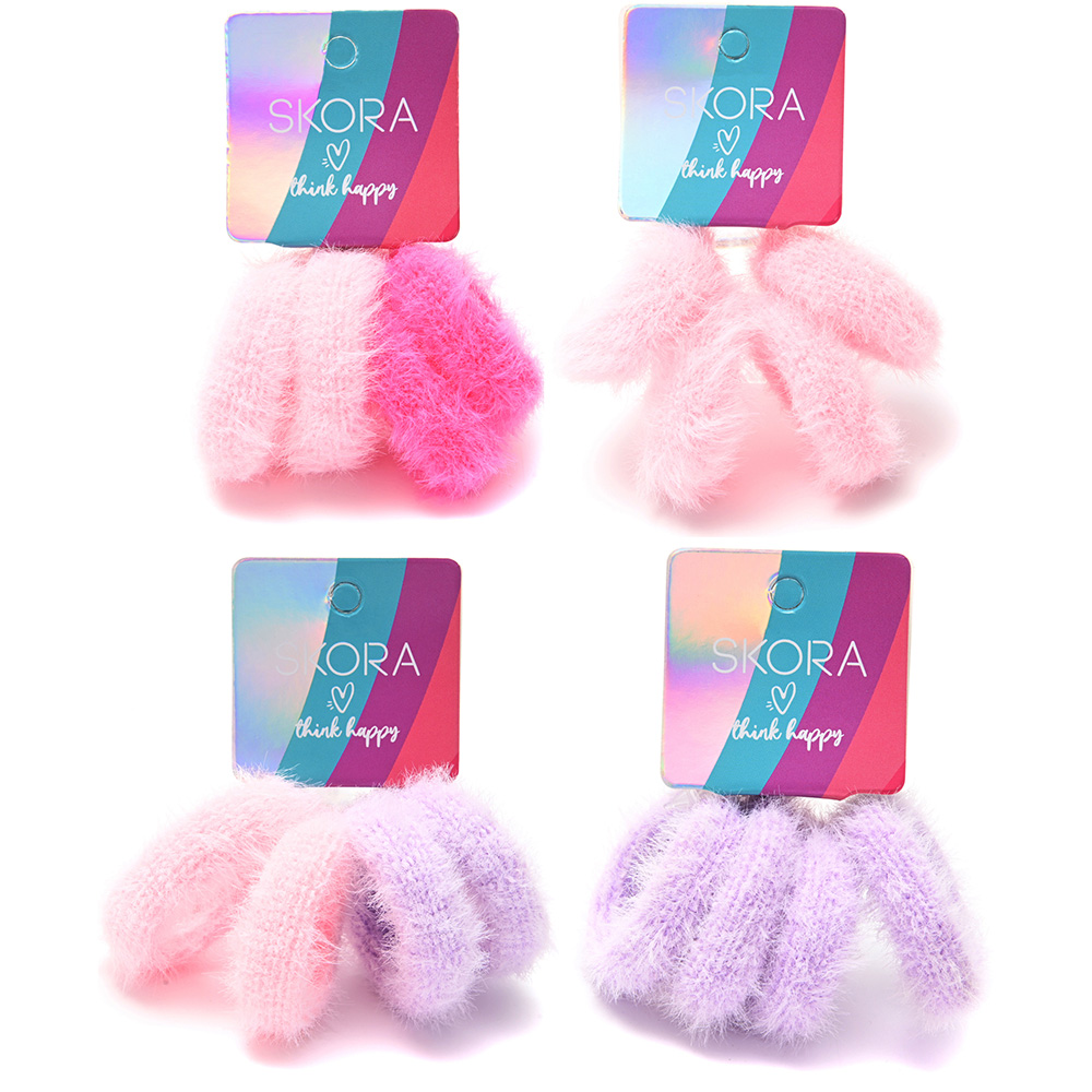GOMITAS SIMIL PELUCHE MEDIANAS P/PELO X 4 UNID