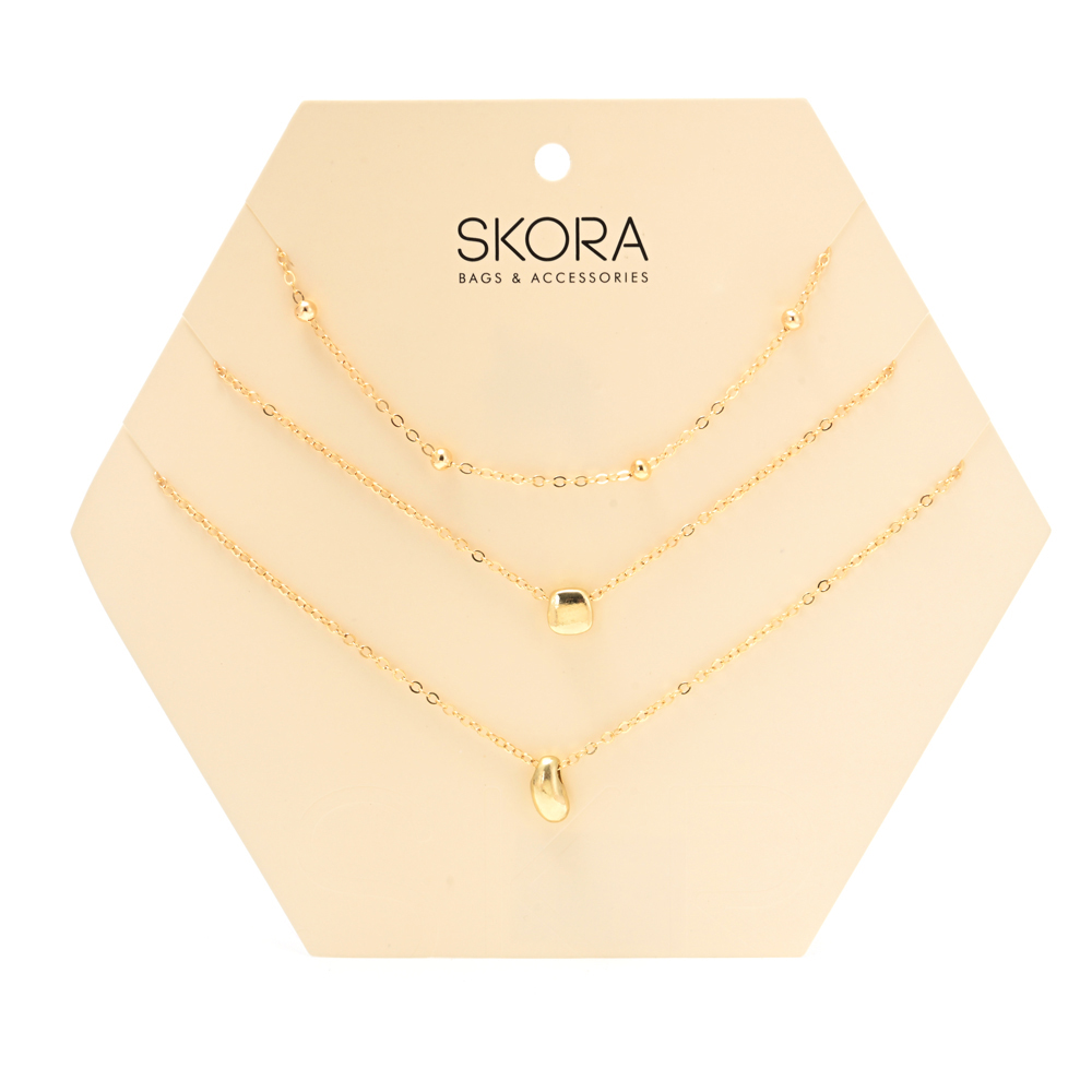COLLARES X 3 UNID EN BLISTER