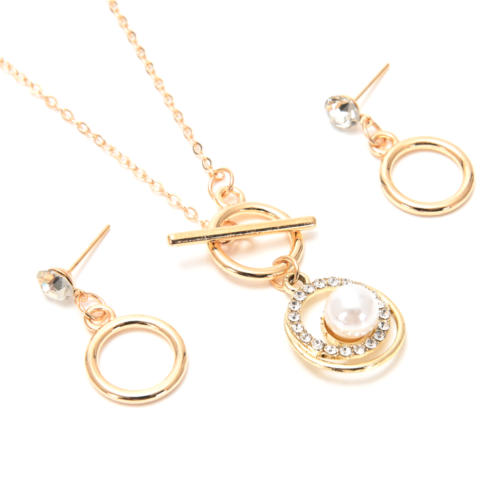 AROS Y COLLAR EN SET EN BLISTER