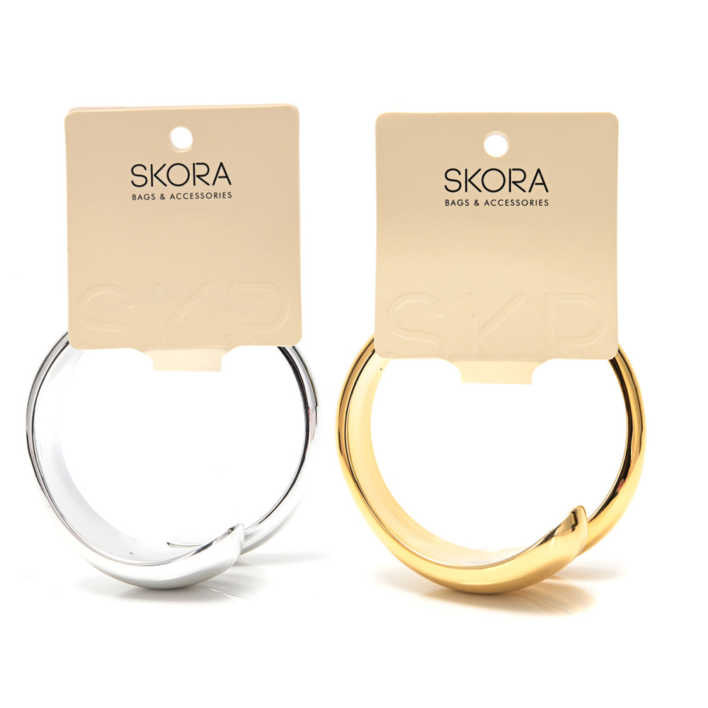 PULSERA METAL INFLADA GOTA CRUZADA