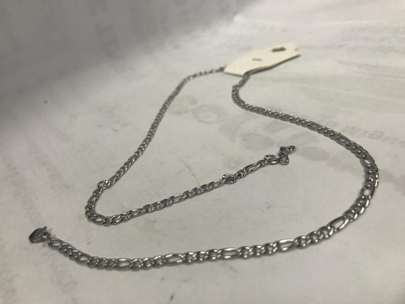 A QUIR. CADENA A.QUIR ESLABON CHATO 1MM*55CM