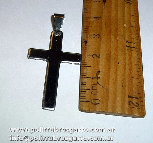 DIJE ACERO QUIR CRUZ 25MM