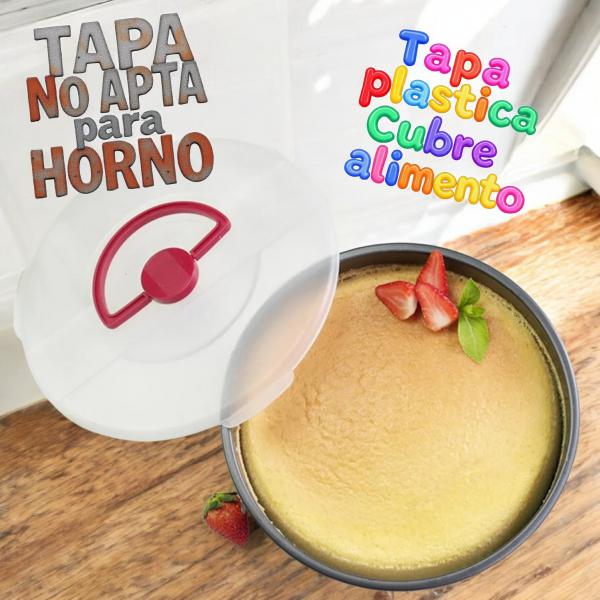 MOLDE DESMONTABLE 26 CM C/TAPA PLASTICA