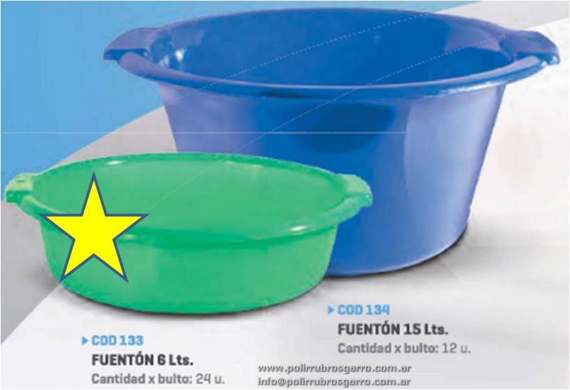 FUENTON PLASTICO 6 LTS