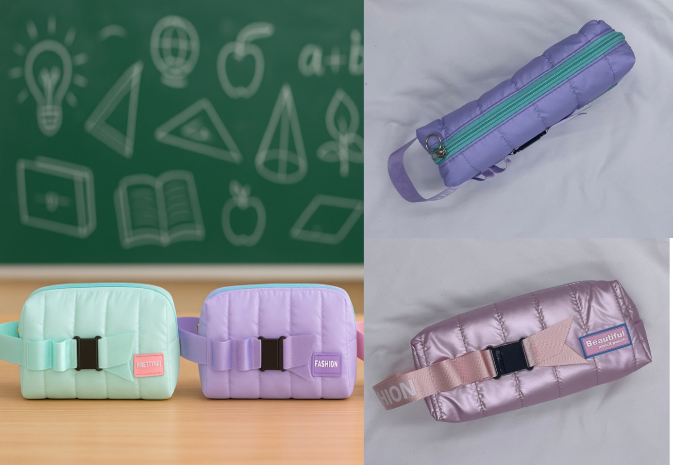 CANOPLA PUFFER C/CIERRE FRONTAL Y DETALLE 20*10