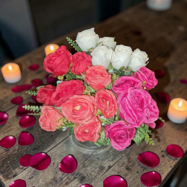 RAMO ROSAS CERRADA X UNID 32CM