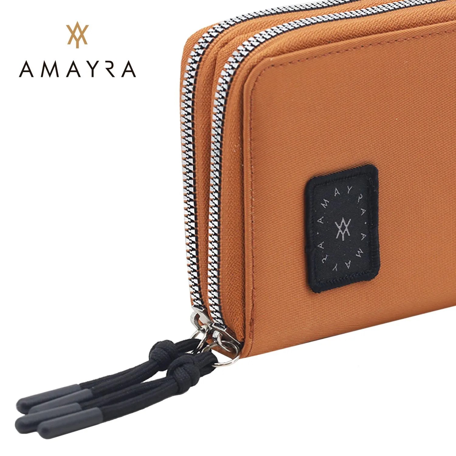BILLETERA AMAYRA DOBLE CIERRE C/MARCA FRONTAL