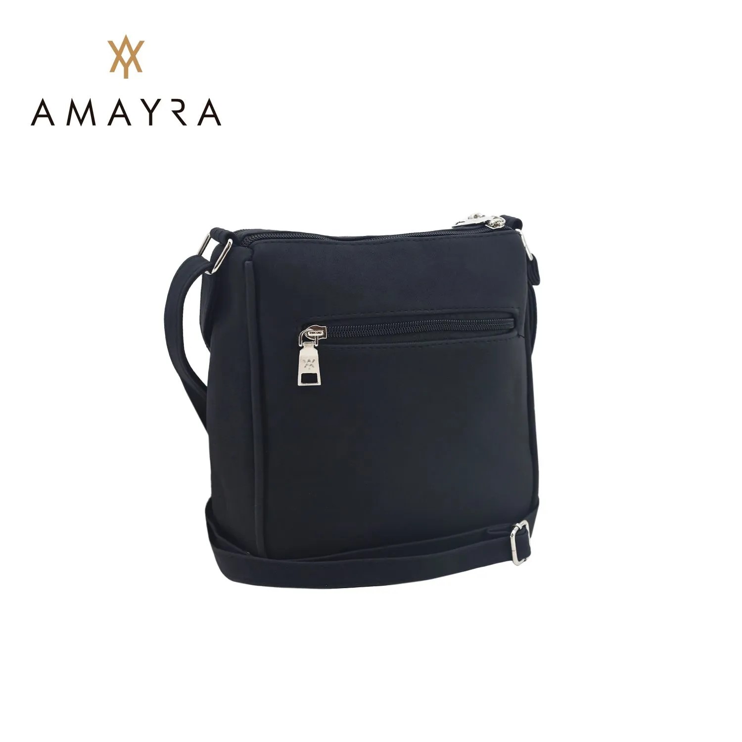 BANDOLERA CARTERA CIERRE SUP 23*21*6 NEGRA