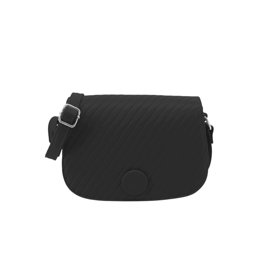 CARTERA AMAYRA NEGRA RIGIDA CORREA LARGA