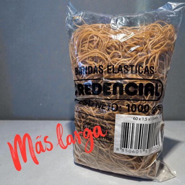 BANDITA ELASTICA CREDENCIAL 1000GRS EN BOLSA