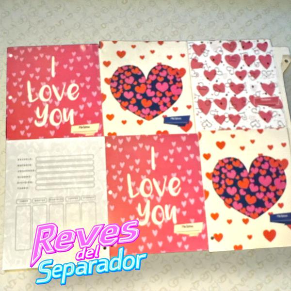 SEPARADOR NØ 3 X 6 HS * CORAZON LOVE