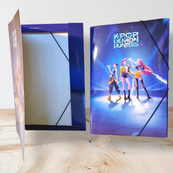 CARPETA 3 SOLAPAS OF C/ELAST KPOP