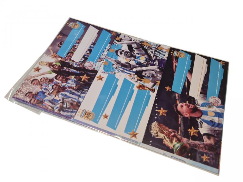 ETIQUETA ESCOLAR FANTASIA X 9 SELECCION ARGENTINA