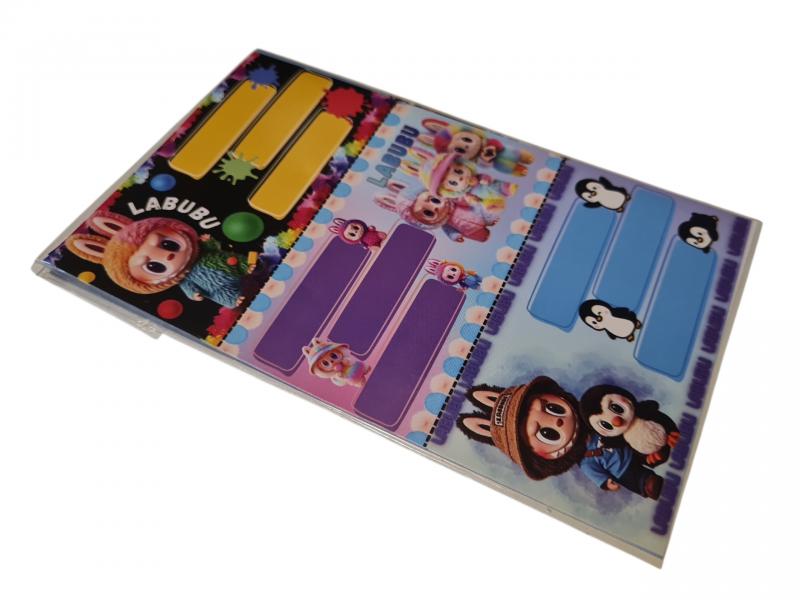 ETIQUETA ESCOLAR FANTASIA X 9 LABUBU